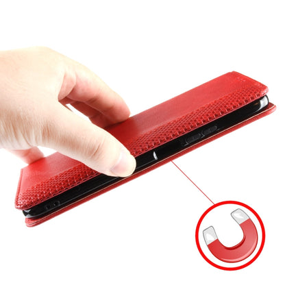 For Blackview A55 Pro Magnetic Buckle Retro Texture Leather Phone Case(Red) - More Brand by buy2fix | Online Shopping UK | buy2fix