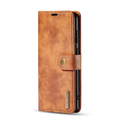 For Galaxy S20 Ultra DG.MING Crazy Horse Texture Flip Detachable Magnetic Leather Case with Holder & Card Slots & Wallet(Brown) - Galaxy Phone Cases by DG.MING | Online Shopping UK | buy2fix