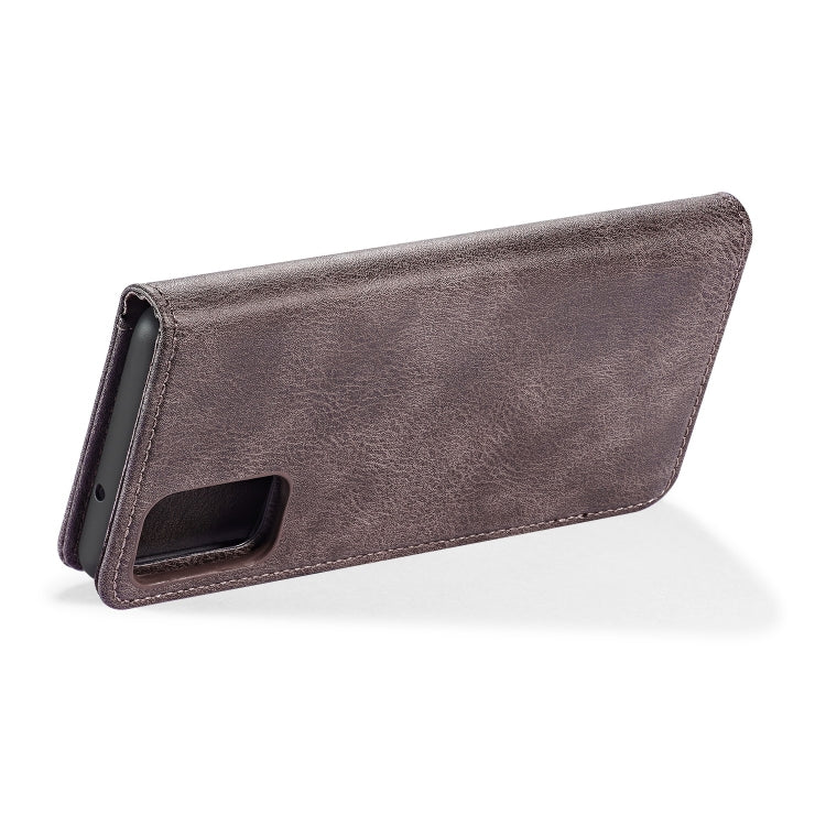 For Galaxy S20 Ultra DG.MING Crazy Horse Texture Flip Detachable Magnetic Leather Case with Holder & Card Slots & Wallet(Grey) - Galaxy Phone Cases by DG.MING | Online Shopping UK | buy2fix