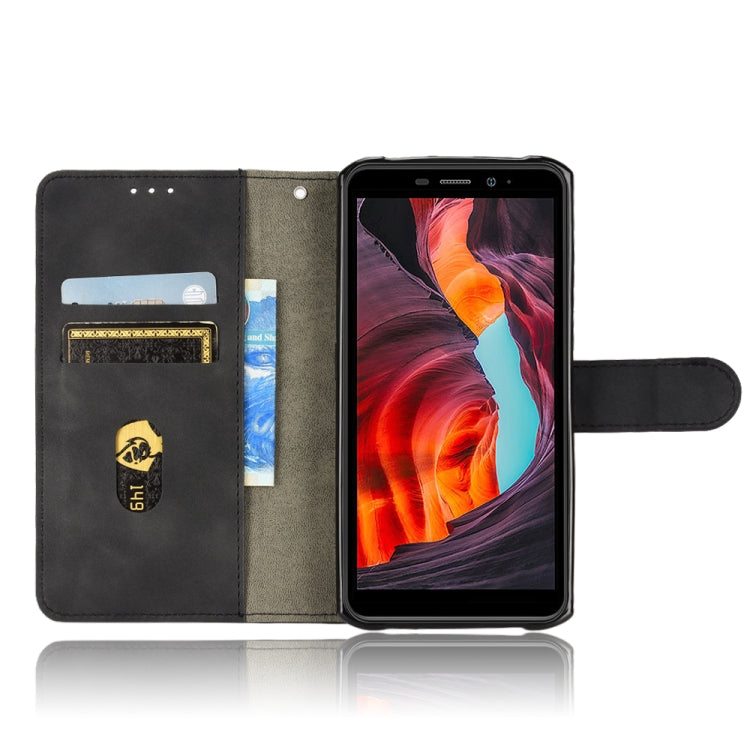 For Ulefone Armor X10 Skin Feel Magnetic Flip Leather Phone Case(Black) - Ulefone Cases by buy2fix | Online Shopping UK | buy2fix