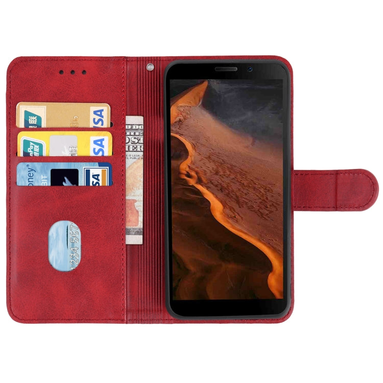 For Doogee S61/S61 Pro Leather Phone Case(Red) - Doogee Cases by buy2fix | Online Shopping UK | buy2fix