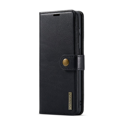 For OnePlus 10 Pro DG.MING Crazy Horse Texture Detachable Magnetic Leather Phone Case(Black) - OnePlus Cases by DG.MING | Online Shopping UK | buy2fix