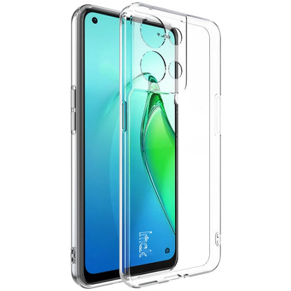 For OPPO Reno8 5G Global IMAK UX-10 Series Shockproof TPU Phone Case(Transparent) - OPPO Cases by imak | Online Shopping UK | buy2fix