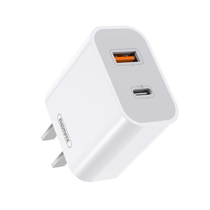 REMAX RP-U68 Speedy Series 20W USB+USB-C/Type-C Interface Fast Charger, Specification:CN Plug(White) - USB Charger by REMAX | Online Shopping UK | buy2fix