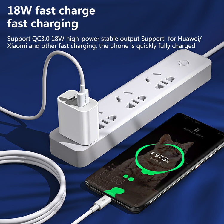 REMAX RP-U68 Speedy Series 20W USB+USB-C/Type-C Interface Fast Charger, Specification:CN Plug(White) - USB Charger by REMAX | Online Shopping UK | buy2fix