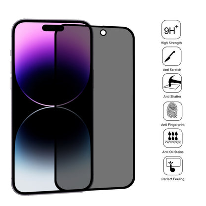 For iPhone 14 Pro Max Anti-peeping Plasma Oil Coated High Aluminum Wear-resistant Tempered Glass Film - iPhone 14 Pro Max Tempered Glass by buy2fix | Online Shopping UK | buy2fix