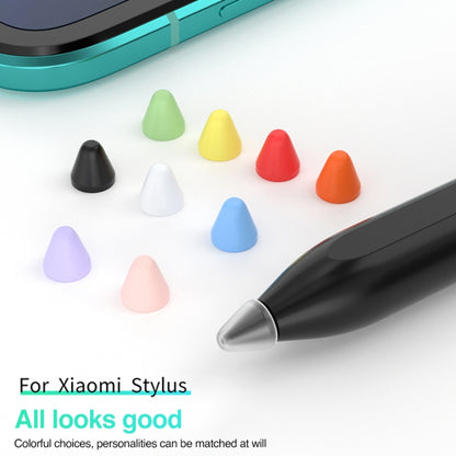 10 in 1 / Set Silicone Nib Cap For Xiaomi Pencil(White) - Pencil Accessories by buy2fix | Online Shopping UK | buy2fix