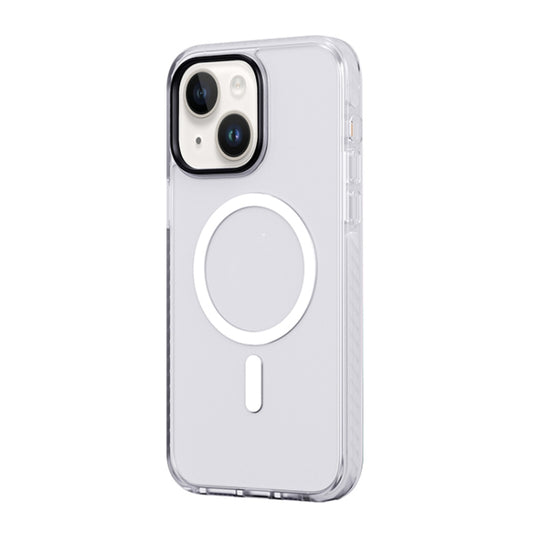 For iPhone 14 ROCK Double-layer Armor Shield MagSafe Magnetic Phone Case (White) - iPhone 14 Cases by ROCK | Online Shopping UK | buy2fix