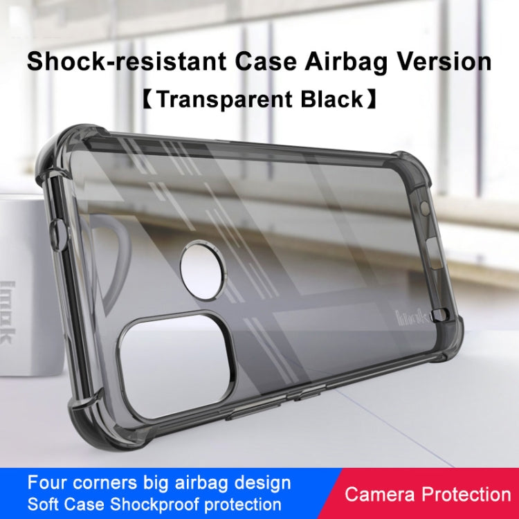 For Nokia G11 Plus 4G imak Shockproof Airbag TPU Phone Case(Transparent Black) - Nokia Cases by imak | Online Shopping UK | buy2fix