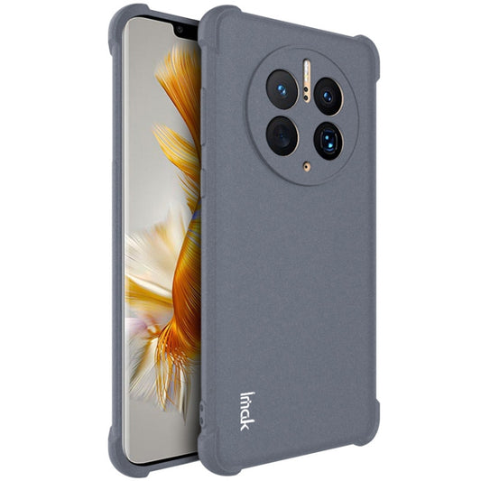 For Huawei Mate 50 imak All-inclusive Shockproof Airbag TPU Case(Matte Grey) - Huawei Cases by imak | Online Shopping UK | buy2fix