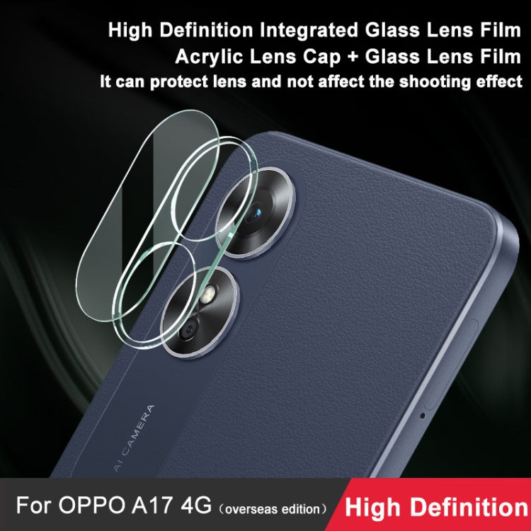 For OPPO A17 4G Global imak Integrated Rear Camera Lens Tempered Glass Film - For OPPO by imak | Online Shopping UK | buy2fix