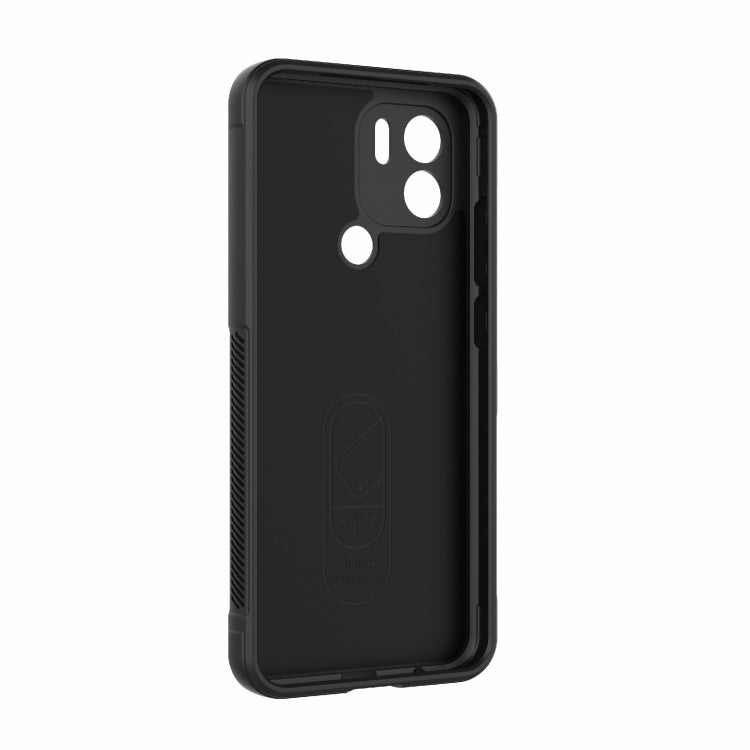 For Xiaomi Redmi A1+ 4G Global Magic Shield TPU + Flannel Phone Case(Grey) - Xiaomi Cases by buy2fix | Online Shopping UK | buy2fix