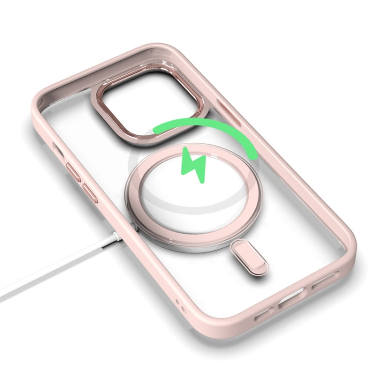 For iPhone 14 Pro Max MagSafe Magnetic Phone Case(Pink) - iPhone 14 Pro Max Cases by buy2fix | Online Shopping UK | buy2fix