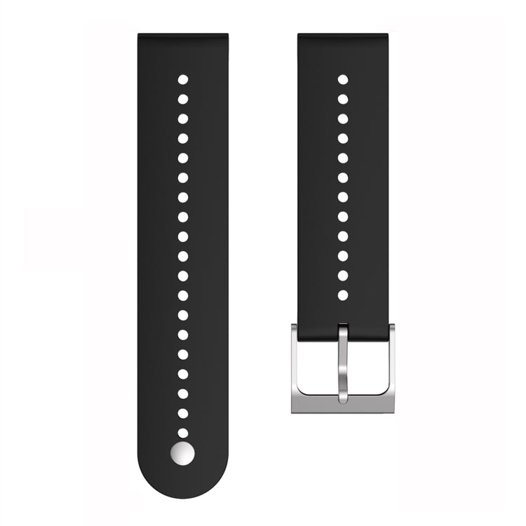 For Suunto 5 Peak Silicone Watch Band(Black) -  by buy2fix | Online Shopping UK | buy2fix