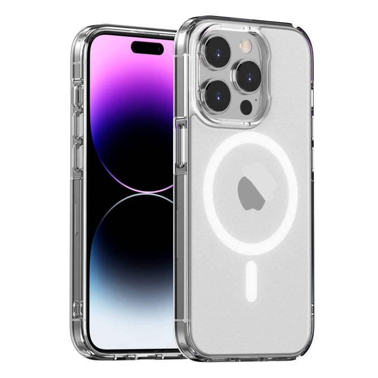 For iPhone 12 Pro Max Phantom TPU + PC Magsafe Phone Case(Transparent) - iPhone 12 Pro Max Cases by buy2fix | Online Shopping UK | buy2fix