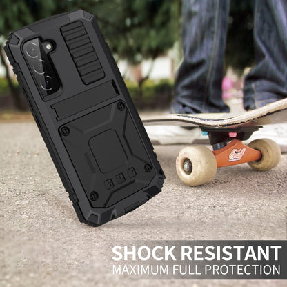 For Samsung Galaxy S23+ 5G R-JUST Life Waterproof Dustproof Shockproof Phone Case(Black) - Galaxy S23+ 5G Cases by R-JUST | Online Shopping UK | buy2fix