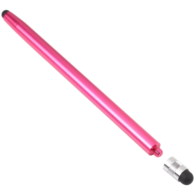 Universal Cloth Head + Silicone Head Stylus(Rose Red) - Stylus Pen by buy2fix | Online Shopping UK | buy2fix