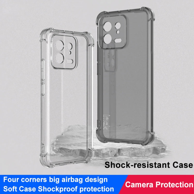 For Xiaomi 13 5G imak Shockproof Airbag TPU Phone Case(Transparent) - Xiaomi Cases by imak | Online Shopping UK | buy2fix