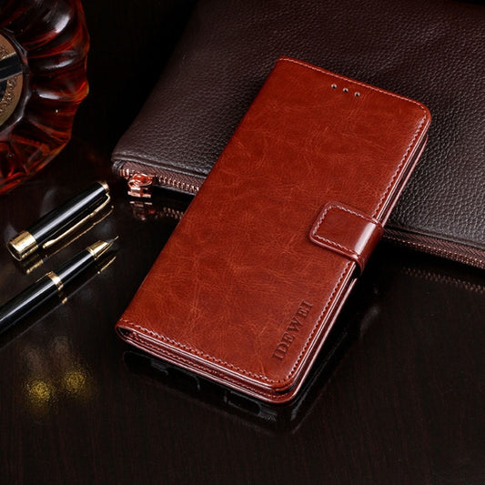 For Doogee X70 idewei  Crazy Horse Texture Horizontal Flip Leather Case with Holder & Card Slots & Wallet(Brown) - More Brand by idewei | Online Shopping UK | buy2fix