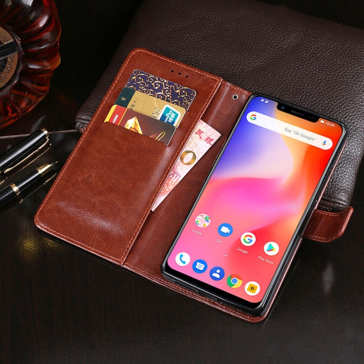 For Ulefone S10 Pro idewei  Crazy Horse Texture Horizontal Flip Leather Case with Holder & Card Slots & Wallet(Red) - Ulefone Cases by idewei | Online Shopping UK | buy2fix