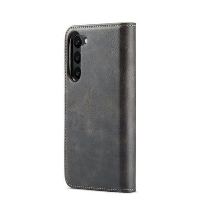 For Samsung Galaxy S23+ 5G DG.MING Crazy Horse Texture Detachable Magnetic Leather Case(Grey) - Galaxy S23+ 5G Cases by DG.MING | Online Shopping UK | buy2fix