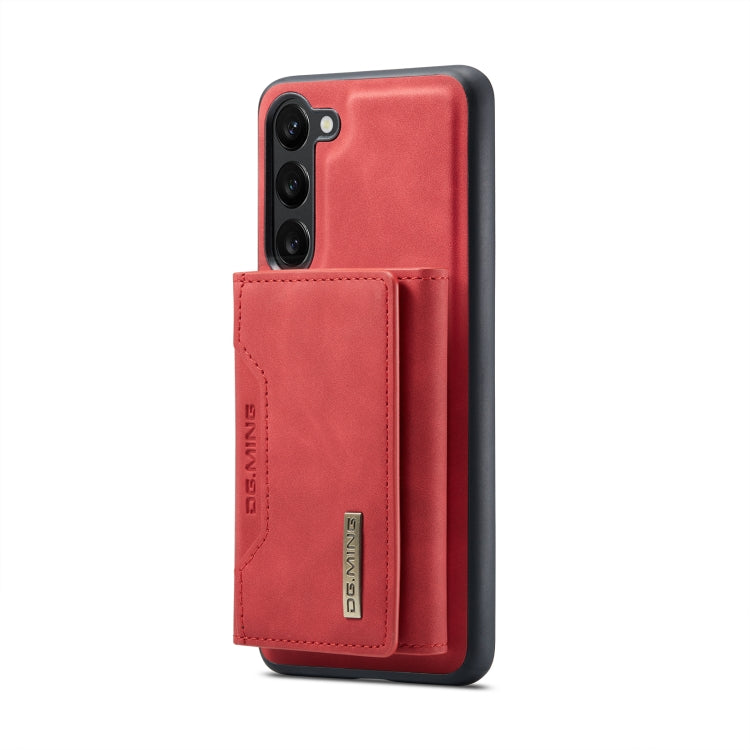 For Samsung Galaxy S23+ 5G DG.MING M2 Series 3-Fold Multi Card Bag + Phone Case(Red) - Galaxy S23+ 5G Cases by DG.MING | Online Shopping UK | buy2fix