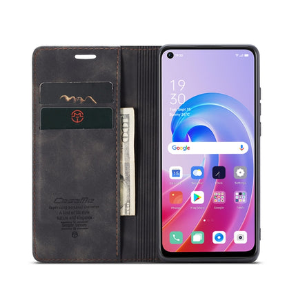 CaseMe 013 Multifunctional Horizontal Flip Leather Phone Case For OPPO A96 4G / A36 4G／A76 4G／K10 4G ／Realme 9i 4G (Black) - OPPO Cases by CaseMe | Online Shopping UK | buy2fix