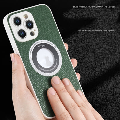 For iPhone 11 Glitter Lens MagSafe Magnetic Phone Case(Green) - iPhone 11 Cases by buy2fix | Online Shopping UK | buy2fix