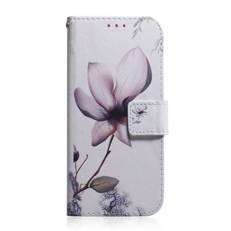 For OnePlus 11 Coloured Drawing Flip Leather Phone Case(Magnolia) - OnePlus Cases by buy2fix | Online Shopping UK | buy2fix