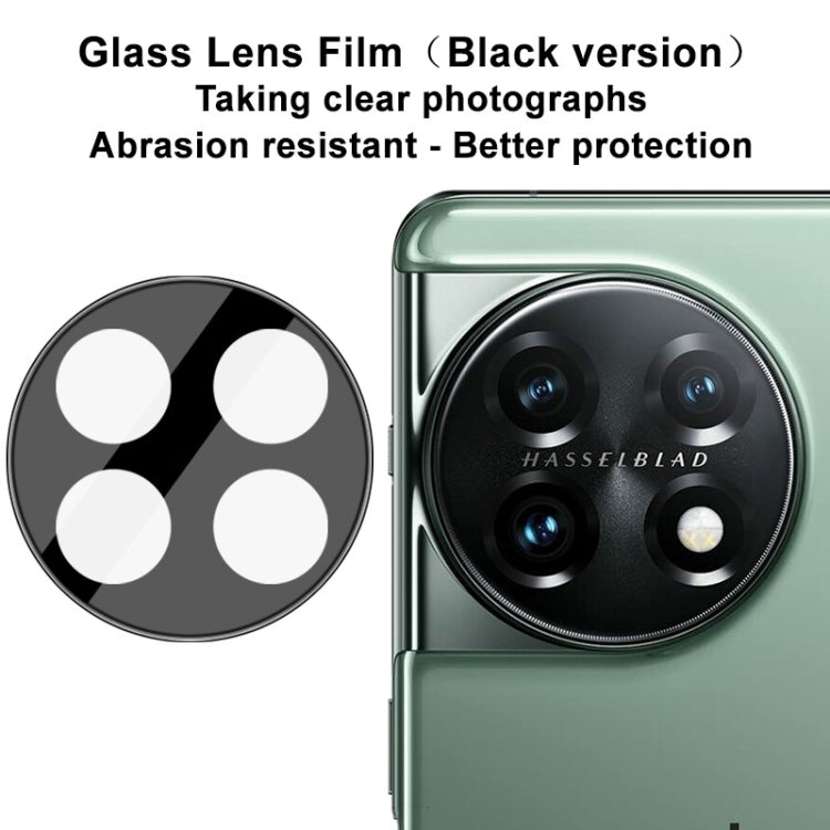 For OnePlus 11 5G imak High Definition Integrated Glass Lens Film Black Version - Other by imak | Online Shopping UK | buy2fix