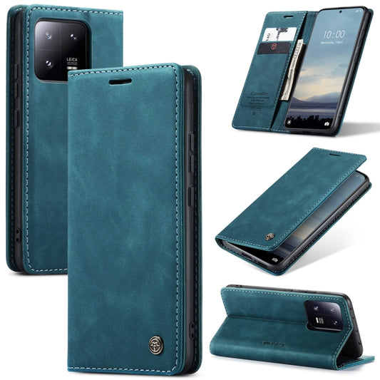 For Xiaomi 13 Pro CaseMe 013 Multifunctional Horizontal Flip Leather Phone Case(Blue) - Xiaomi Cases by CaseMe | Online Shopping UK | buy2fix