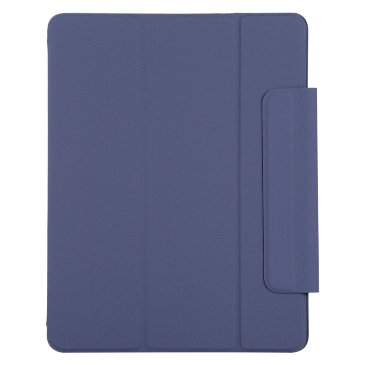 For iPad Air 13 2024 / 2025 / Pro 12.9 2020 Active Buckle Magnetic PU Leather Tablet Case With Holder & Sleep / Wake-up Function(Dark Blue) - iPad Pro 12.9 (2020) Cases by buy2fix | Online Shopping UK | buy2fix