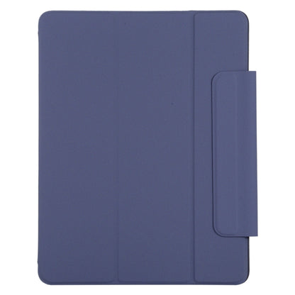 For iPad Air 13 2024 / 2025 / Pro 12.9 2020 Active Buckle Magnetic PU Leather Tablet Case With Holder & Sleep / Wake-up Function(Dark Blue) - iPad Pro 12.9 (2020) Cases by buy2fix | Online Shopping UK | buy2fix