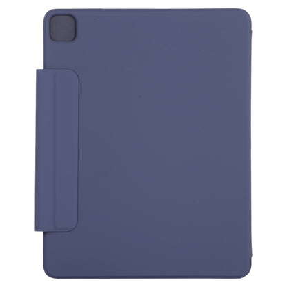 For iPad Air 13 2024 / 2025 / Pro 12.9 2020 Active Buckle Magnetic PU Leather Tablet Case With Holder & Sleep / Wake-up Function(Dark Blue) - iPad Pro 12.9 (2020) Cases by buy2fix | Online Shopping UK | buy2fix