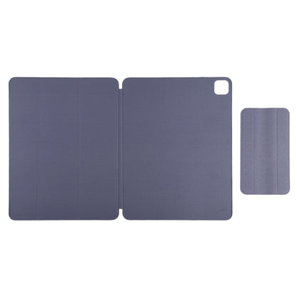 For iPad Air 13 2024 / 2025 / Pro 12.9 2020 Active Buckle Magnetic PU Leather Tablet Case With Holder & Sleep / Wake-up Function(Dark Blue) - iPad Pro 12.9 (2020) Cases by buy2fix | Online Shopping UK | buy2fix