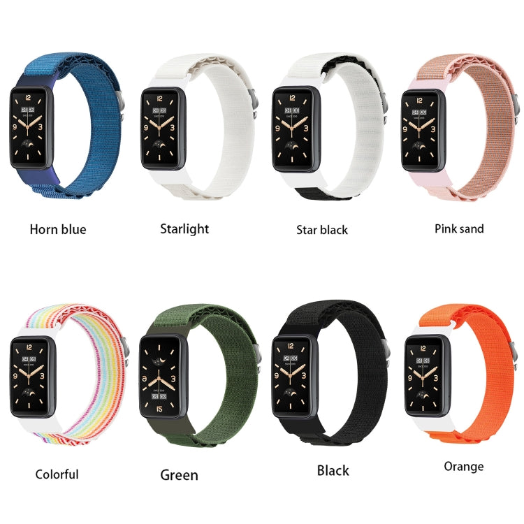 For Xiaomi Mi Band 7 Pro Loop Nylon Watch Band(Orange) - Watch Bands by buy2fix | Online Shopping UK | buy2fix