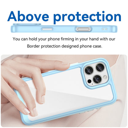 For iPhone 16 Pro Max Colorful Series Acrylic + TPU Phone Case(Blue) - iPhone 16 Pro Max Cases by buy2fix | Online Shopping UK | buy2fix