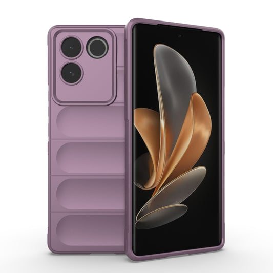 For vivo S17e Magic Shield TPU + Flannel Phone Case(Purple) - vivo Cases by buy2fix | Online Shopping UK | buy2fix