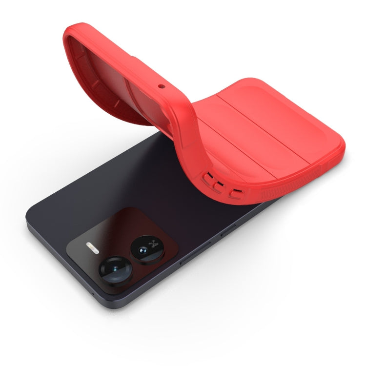 For vivo iQOO Z9 5G Magic Shield TPU + Flannel Phone Case(Dark Green) - vivo Cases by buy2fix | Online Shopping UK | buy2fix
