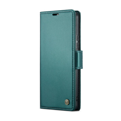 For Xiaomi Redmi Note 13 Pro 5G CaseMe 023 Butterfly Buckle Litchi Texture RFID Anti-theft Leather Phone Case(Pearly Blue) - Xiaomi Cases by CaseMe | Online Shopping UK | buy2fix