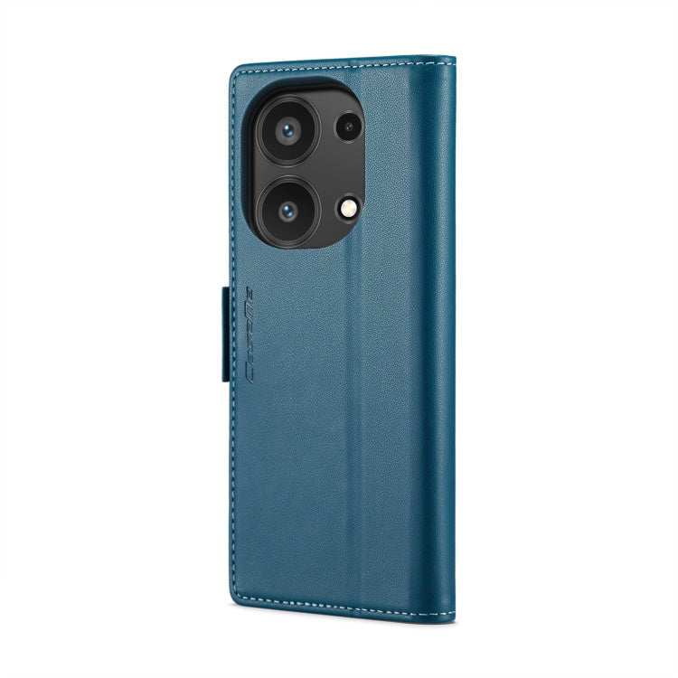 For Xiaomi Redmi Note 13 Pro 4G CaseMe 023 Butterfly Buckle Litchi Texture RFID Anti-theft Leather Phone Case(Blue) - Xiaomi Cases by CaseMe | Online Shopping UK | buy2fix