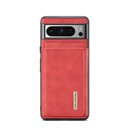 For Google Pixel 8 Pro DG.MING M1 Series 3-Fold Multi Card Wallet + Magnetic Phone Case(Red) - Google Cases by DG.MING | Online Shopping UK | buy2fix