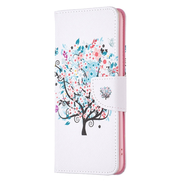 For Xiaomi Redmi K70 / K70 Pro Colored Drawing Pattern Leather Phone Case(Tree) - K70 Pro Cases by buy2fix | Online Shopping UK | buy2fix