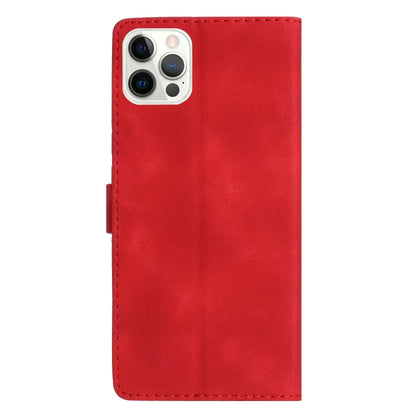 For iPhone 16 Pro Max Flower Butterfly Embossing Pattern Leather Phone Case(Red) - iPhone 16 Pro Max Cases by buy2fix | Online Shopping UK | buy2fix