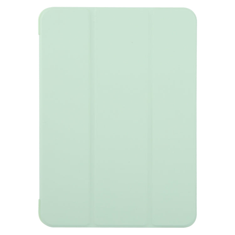 For iPad Air 11 2025 / 2024 GEBEI 3-folding Holder Shockproof Flip Leather Tablet Case(Green) - iPad Air 11 2025 / 2024 Cases by GEBEI | Online Shopping UK | buy2fix