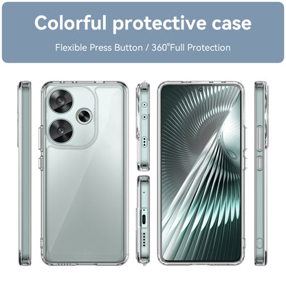 For Xiaomi Redmi Turbo 3 Colorful Series Acrylic Hybrid TPU Phone Case(Transparent) - Xiaomi Cases by buy2fix | Online Shopping UK | buy2fix