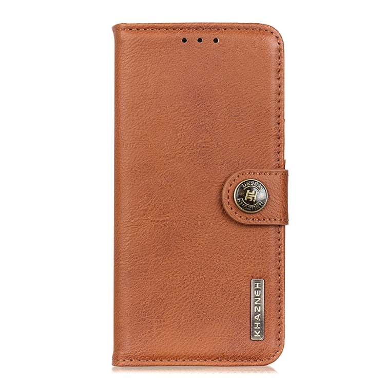 For Xiaomi Redmi K70 5G / K70 Pro 5G KHAZNEH Cowhide Texture Flip Leather Phone Case(Brown) - K70 Cases by buy2fix | Online Shopping UK | buy2fix