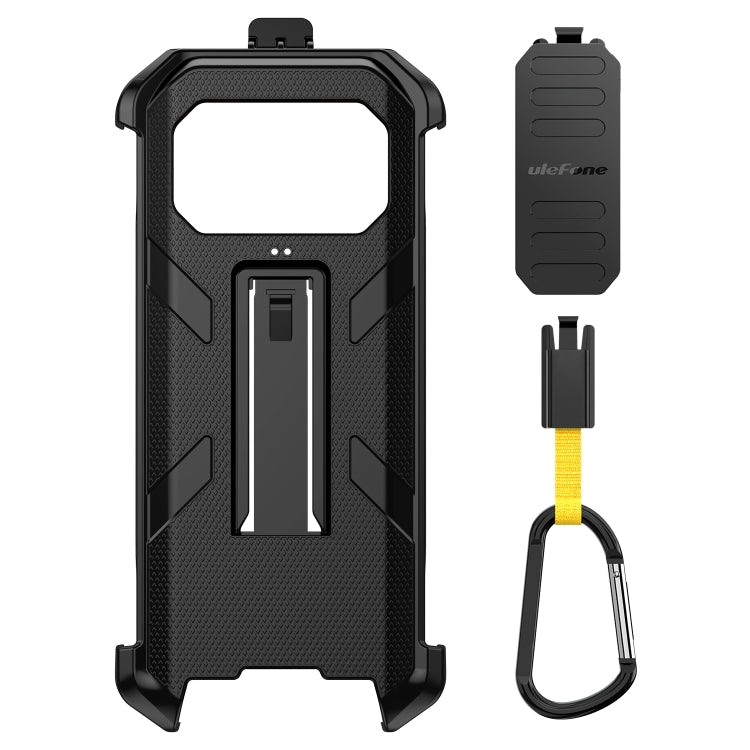 For Ulefone Armor 27 / 27 Pro / 27T / 27T Pro Ulefone Back Clip Phone Case with Carabiner(Black) - Ulefone Cases by Ulefone | Online Shopping UK | buy2fix