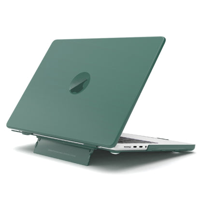 For Macbook Pro 14 A2918/A2992/A2779 Frosted Translucent Laptop Protective Case(Dark Green) - MacBook Pro Cases by buy2fix | Online Shopping UK | buy2fix