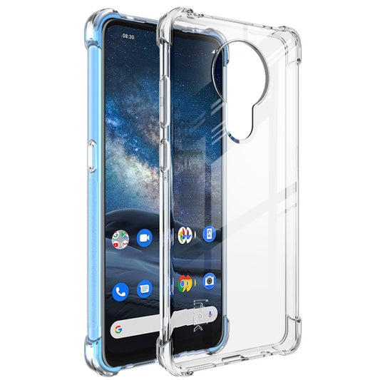 For Nokia 5.3 IMAK Full Coverage Shockproof TPU Protective Case(Transparent) - Nokia Cases by imak | Online Shopping UK | buy2fix